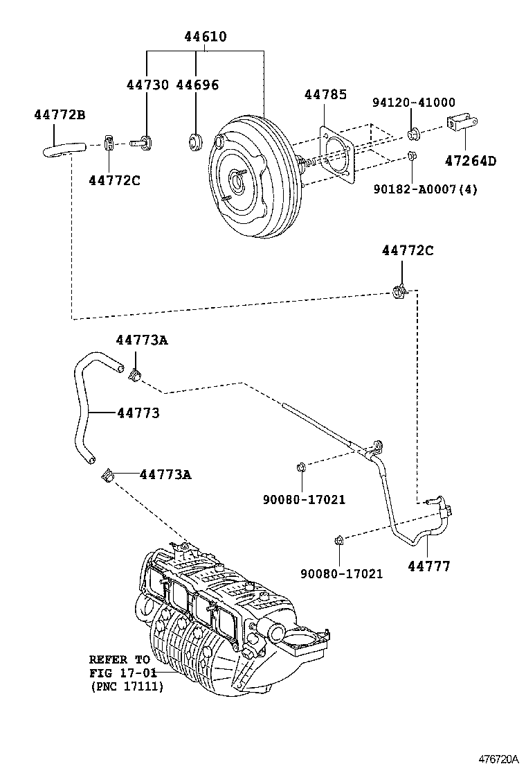 Exploded illustration 476720A
