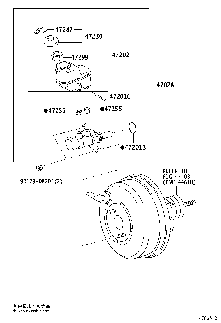 Exploded illustration 478657B
