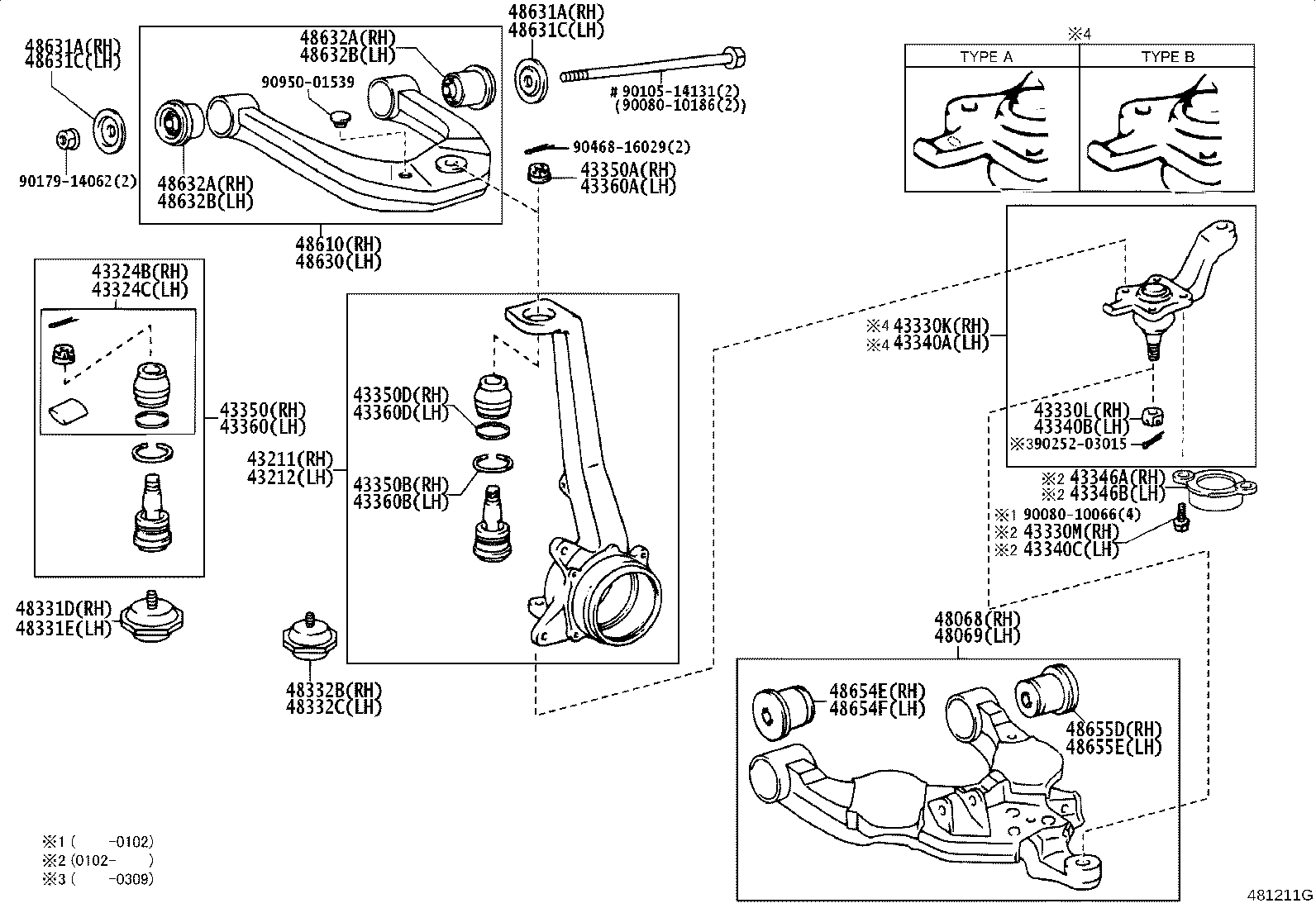 Exploded illustration 481211G