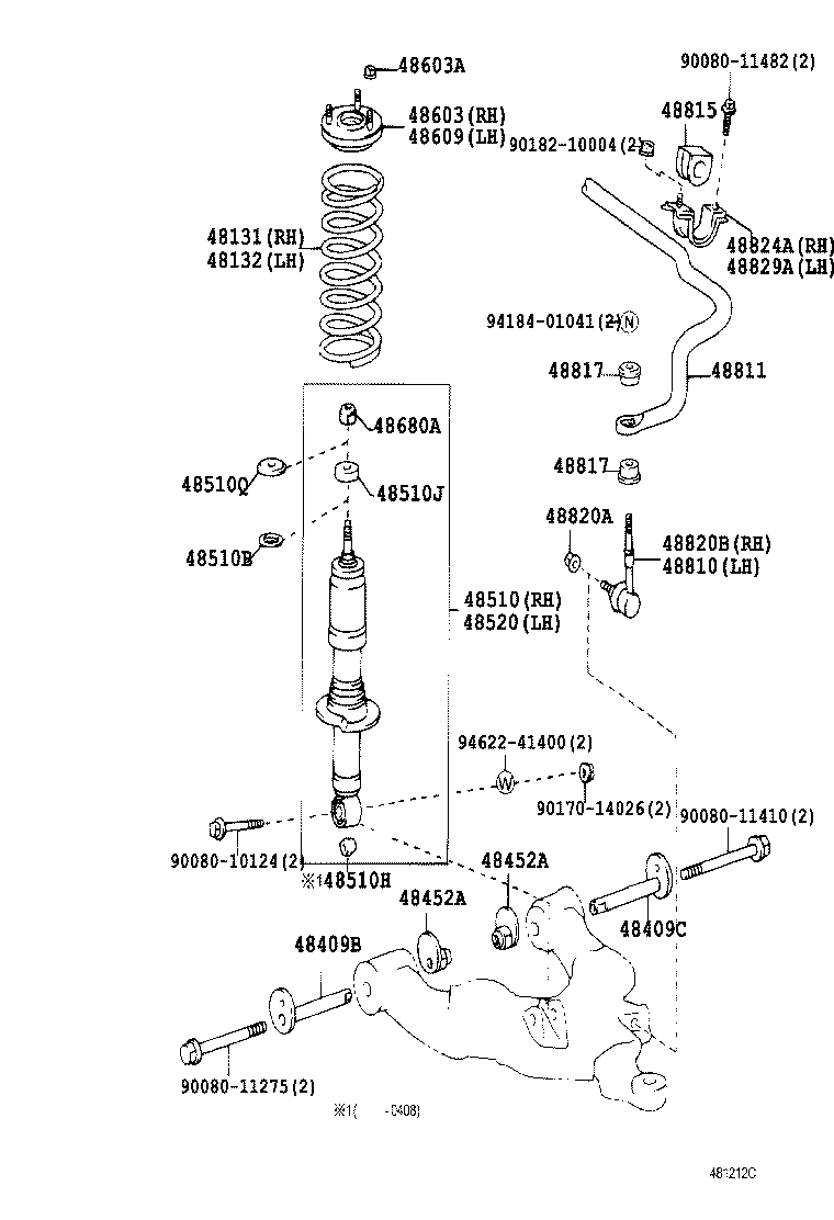 Exploded illustration 481212C