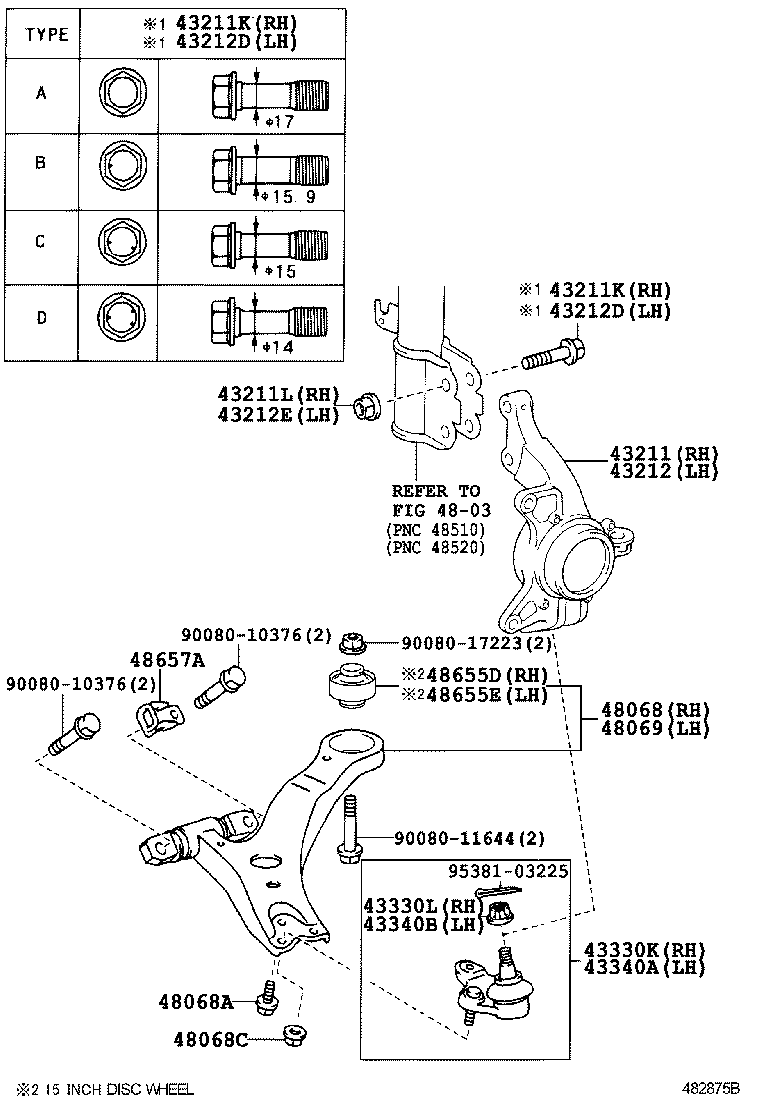 Exploded illustration 482875B