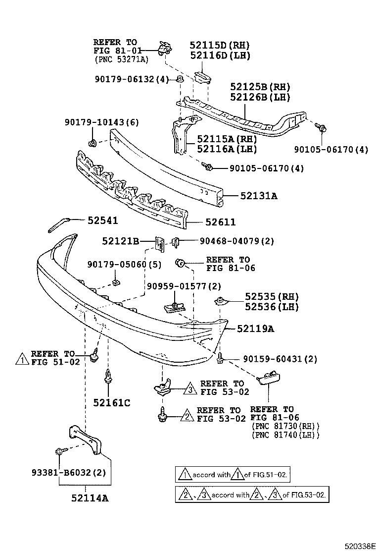 Exploded illustration 520338E