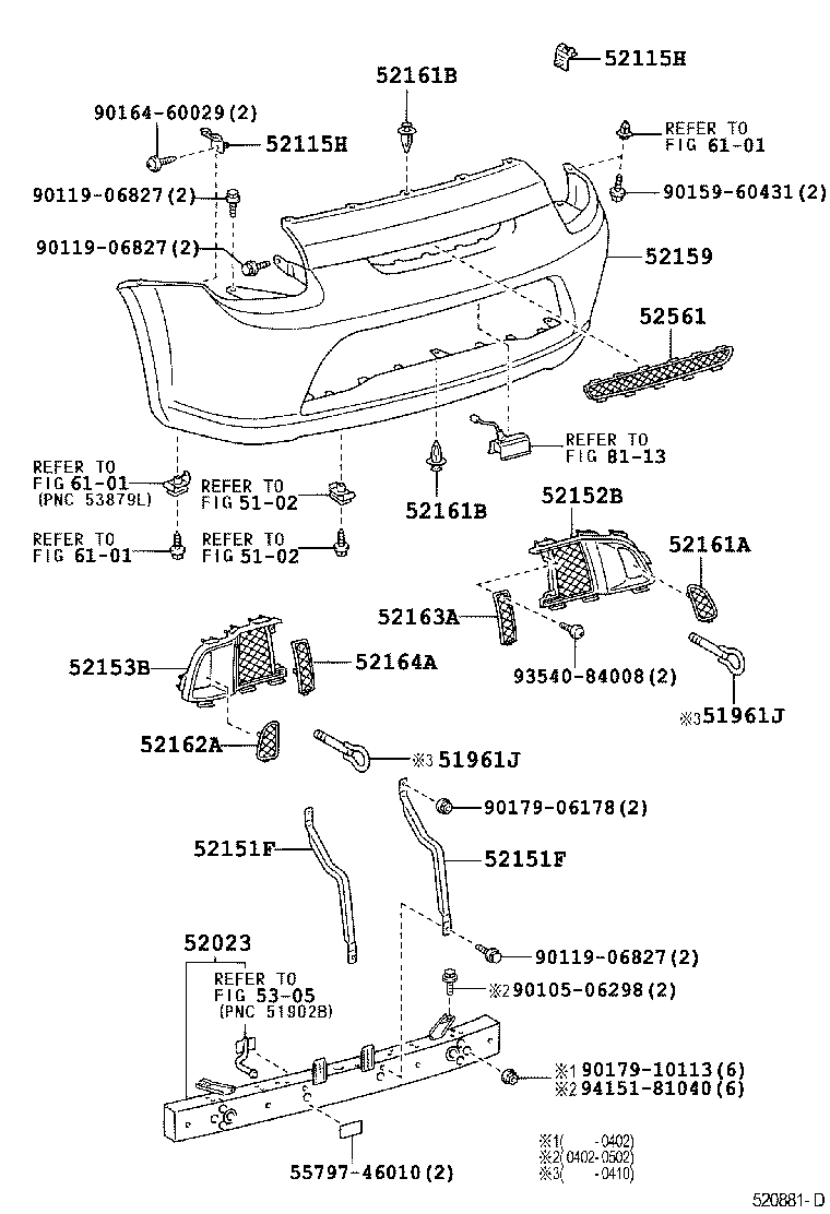 Exploded illustration 520881D