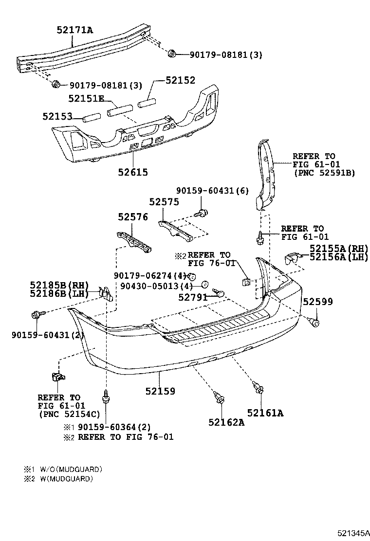 Exploded illustration 521345A