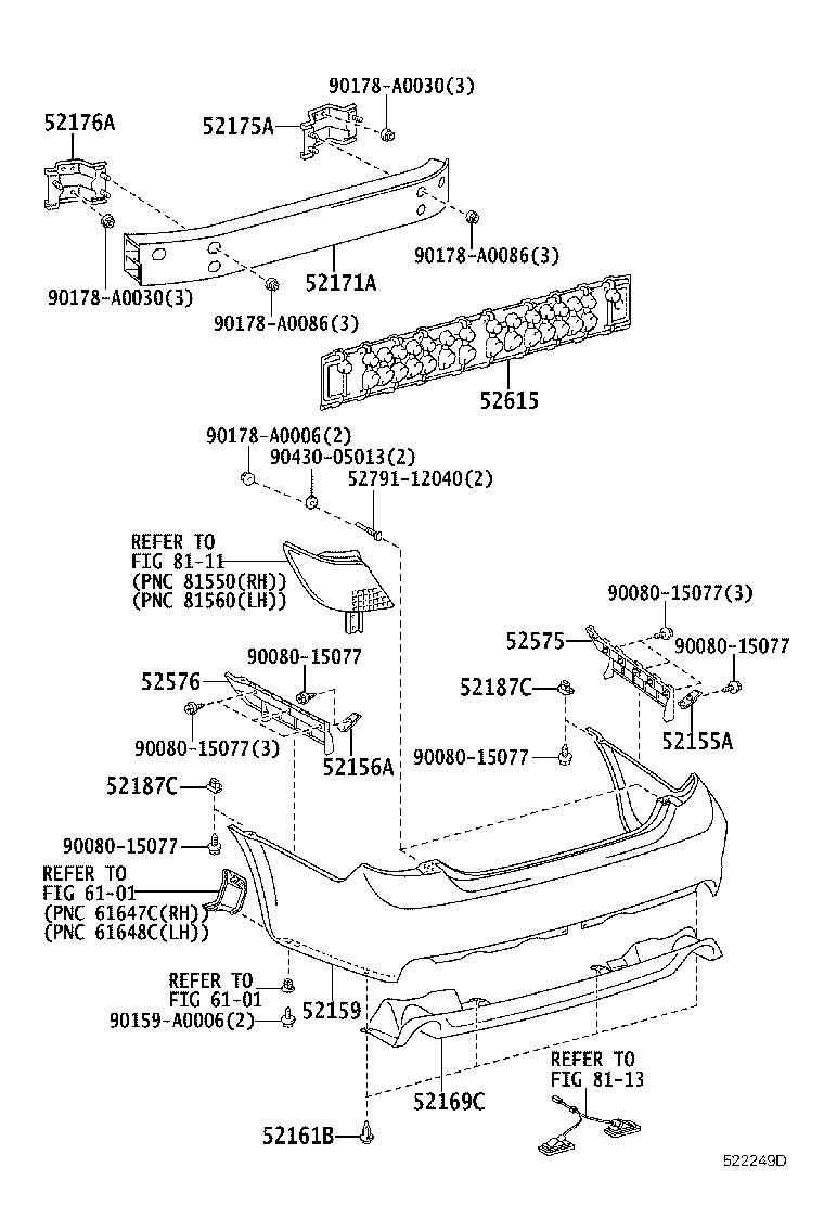 Exploded illustration 522249D