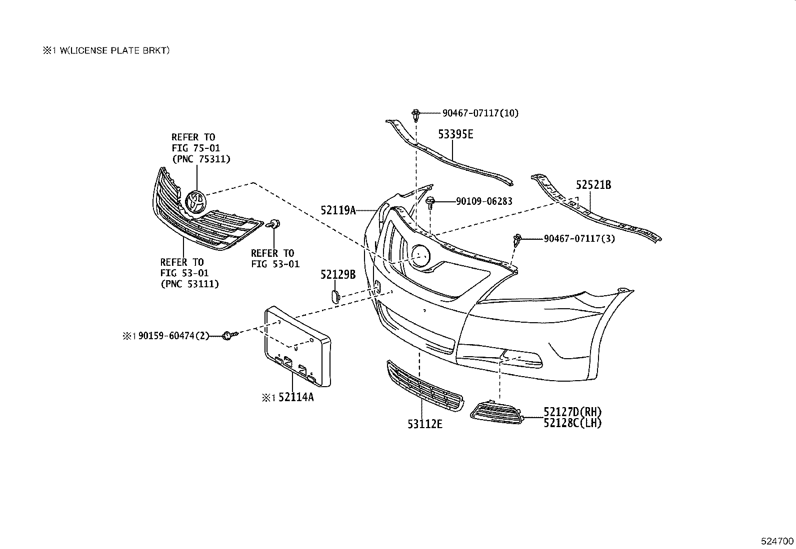 Exploded illustration 524700