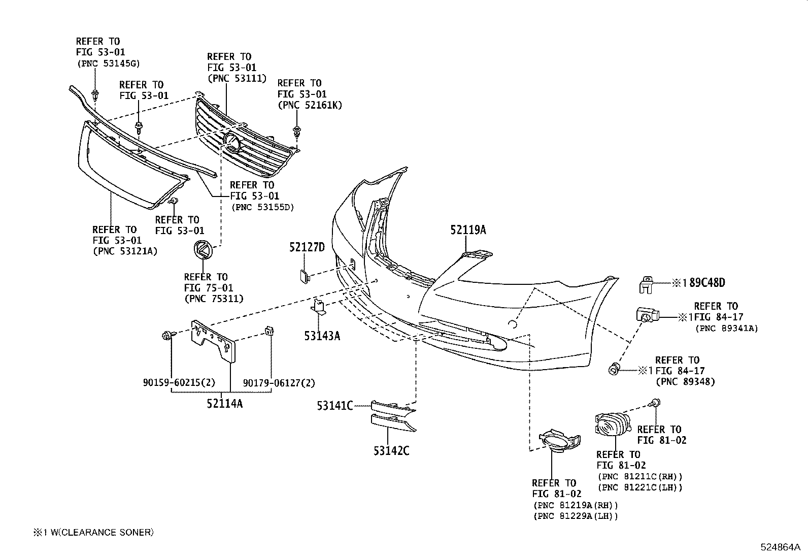 Exploded illustration 524864A