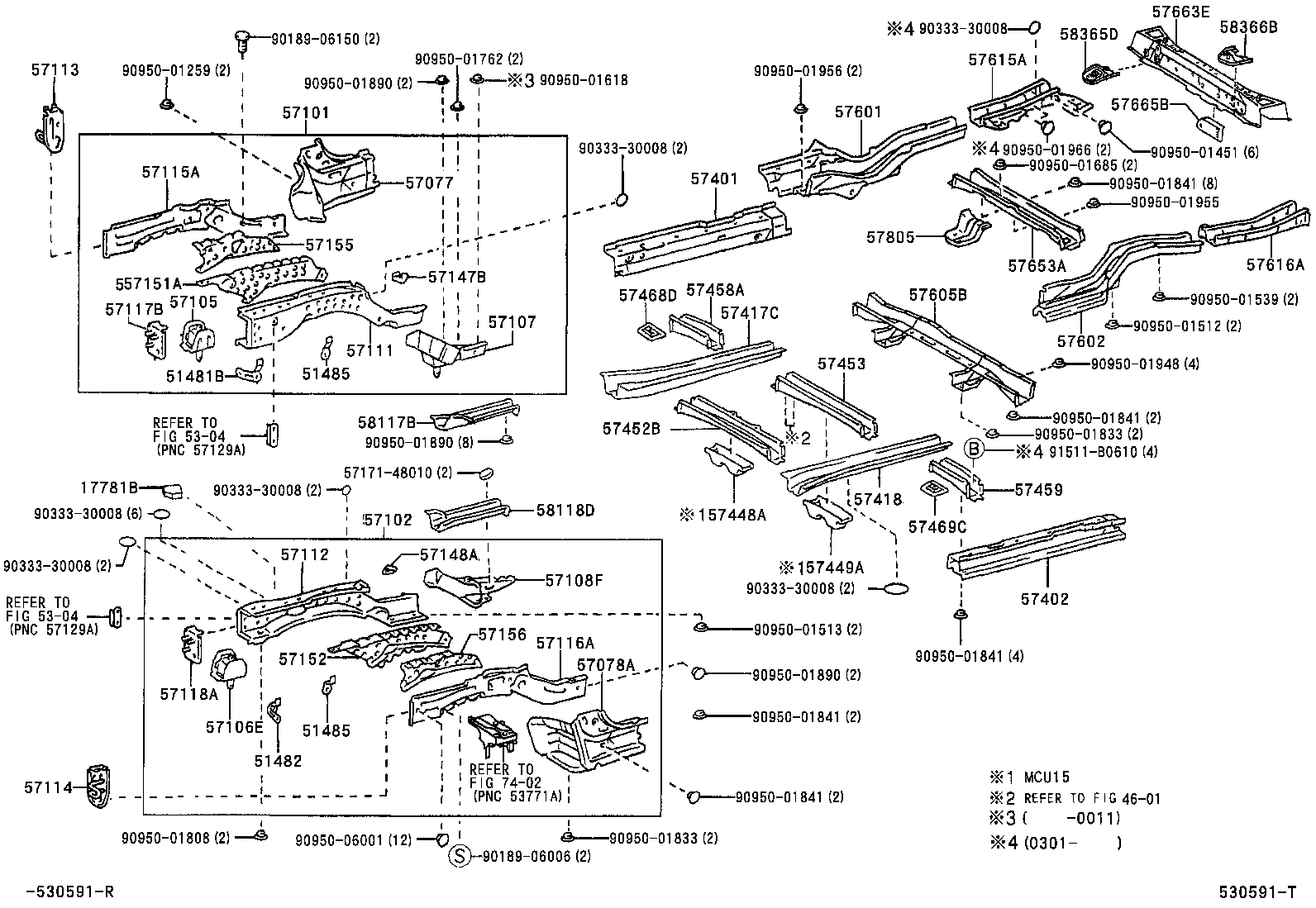 Exploded illustration 530591T