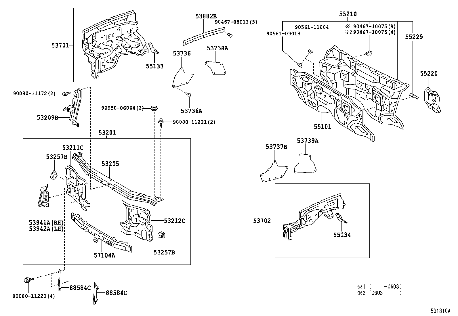 Exploded illustration 531810A