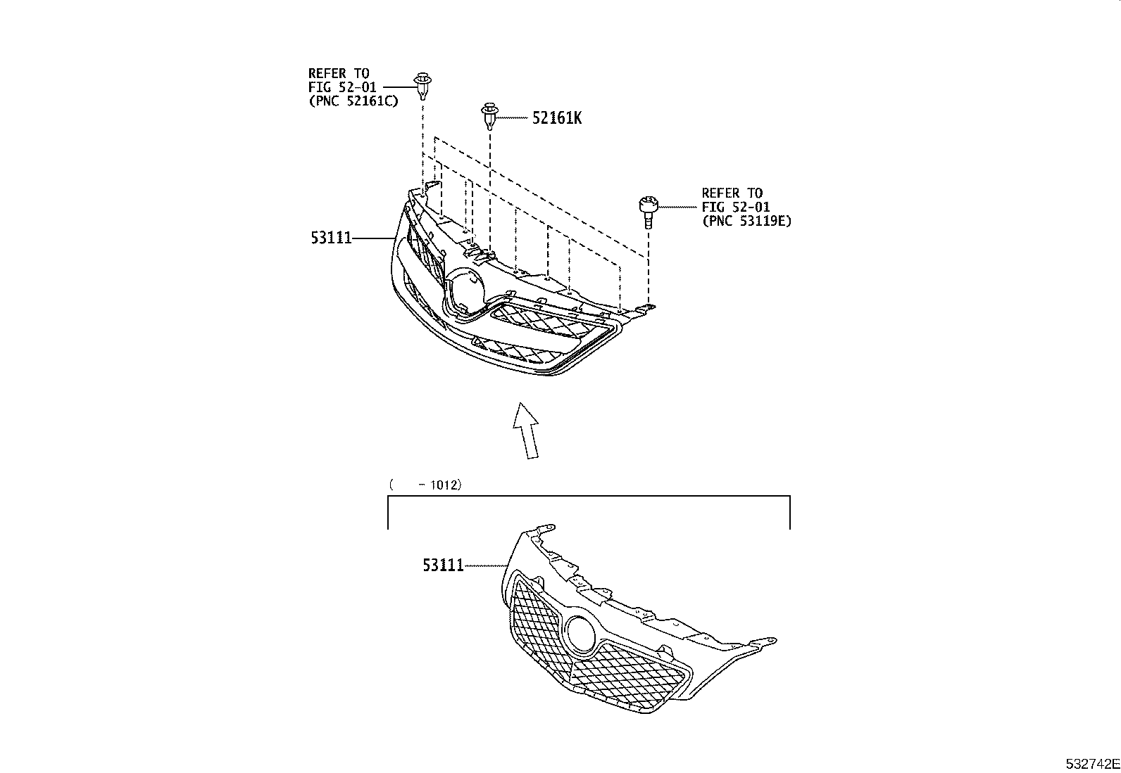 Exploded illustration 532742E