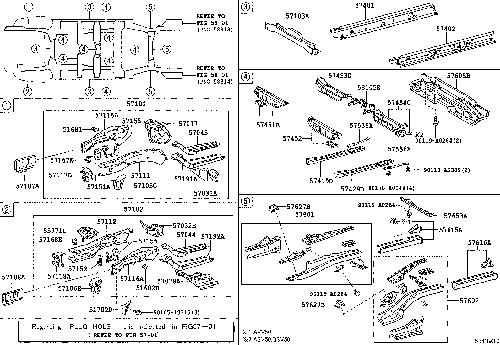 Exploded illustration 534393D