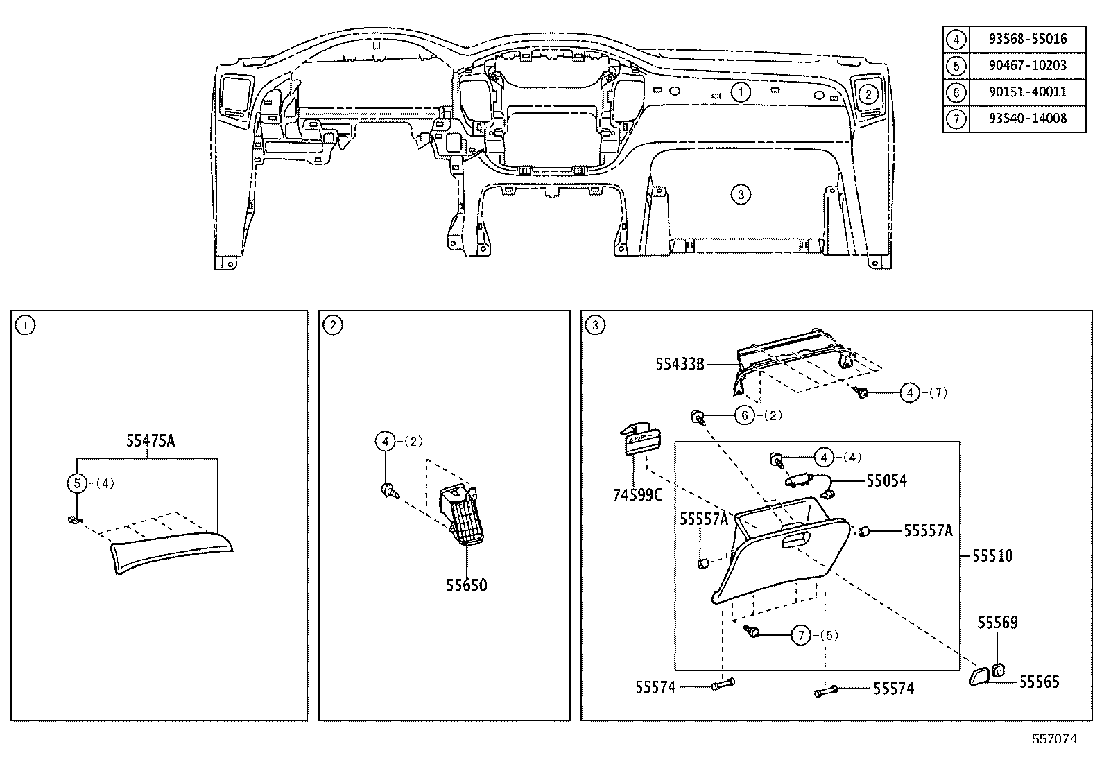 Exploded illustration 557074