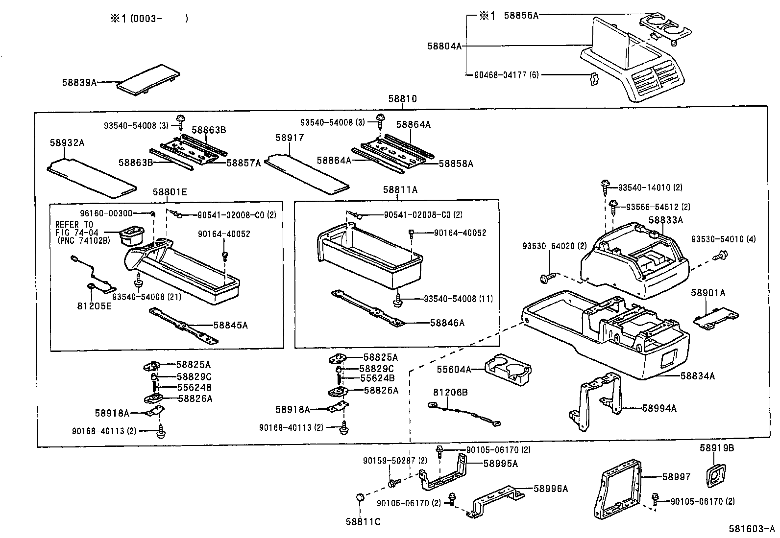 Exploded illustration 581603A