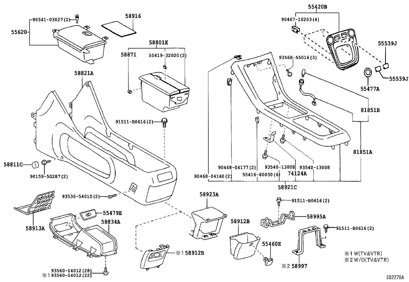 Exploded illustration 582278A