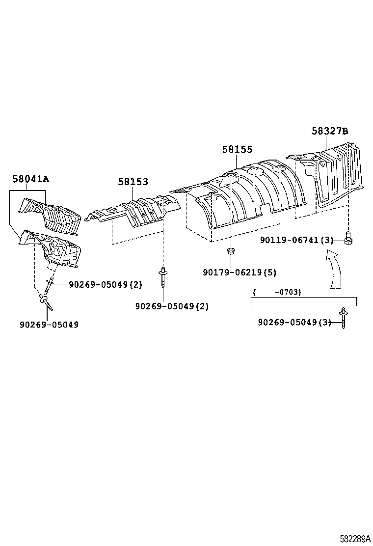 Exploded illustration 582289C