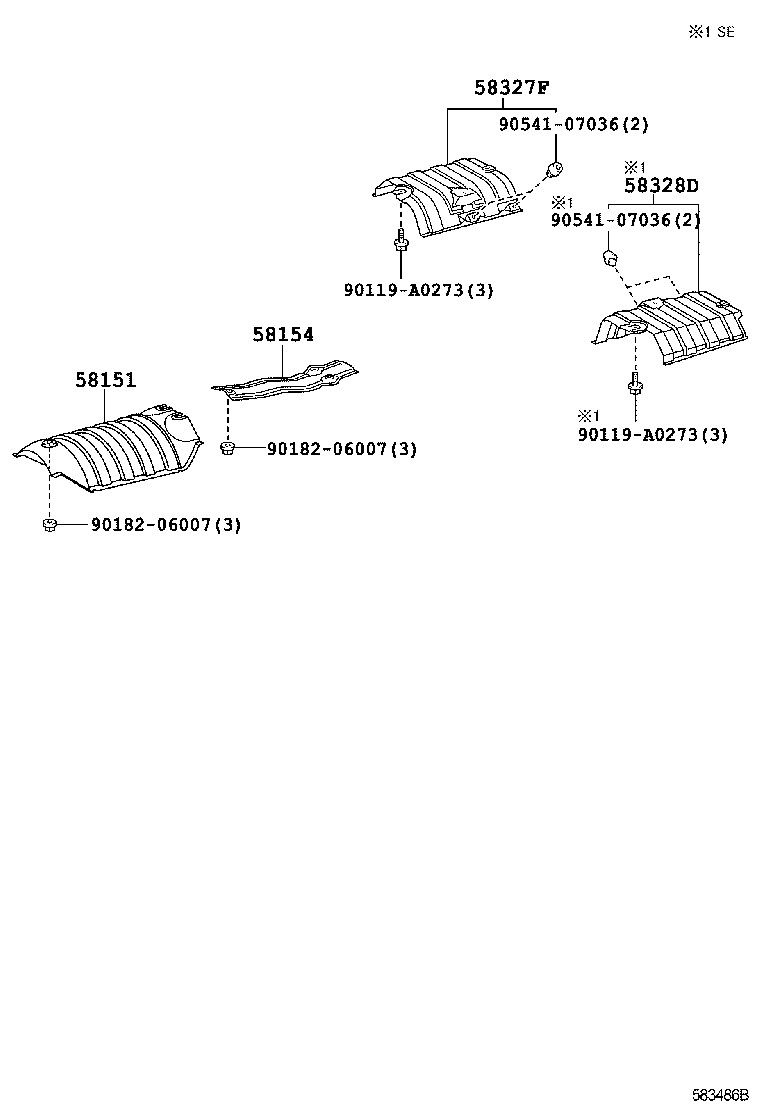 Exploded illustration 583486B