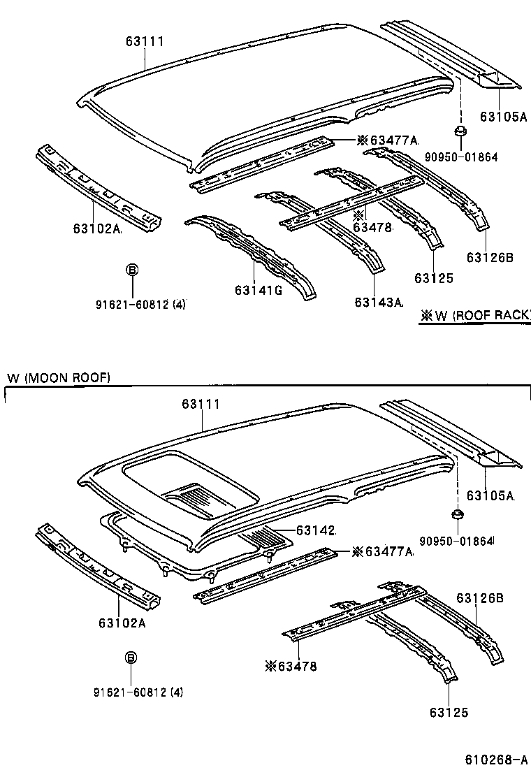 Exploded illustration 610268A