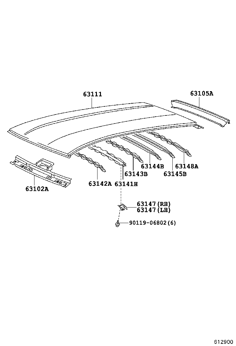 Exploded illustration 612900
