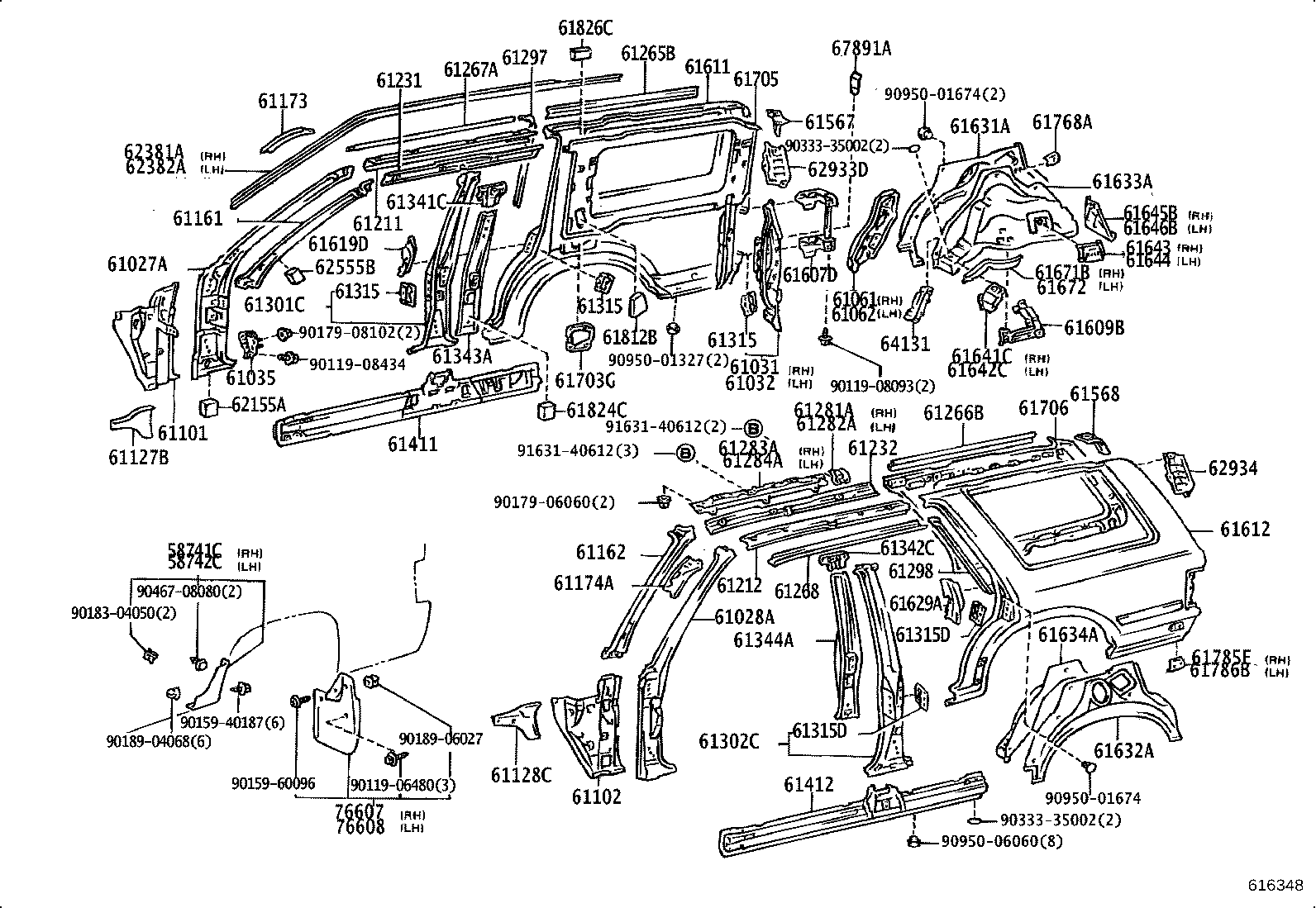 Exploded illustration 616348
