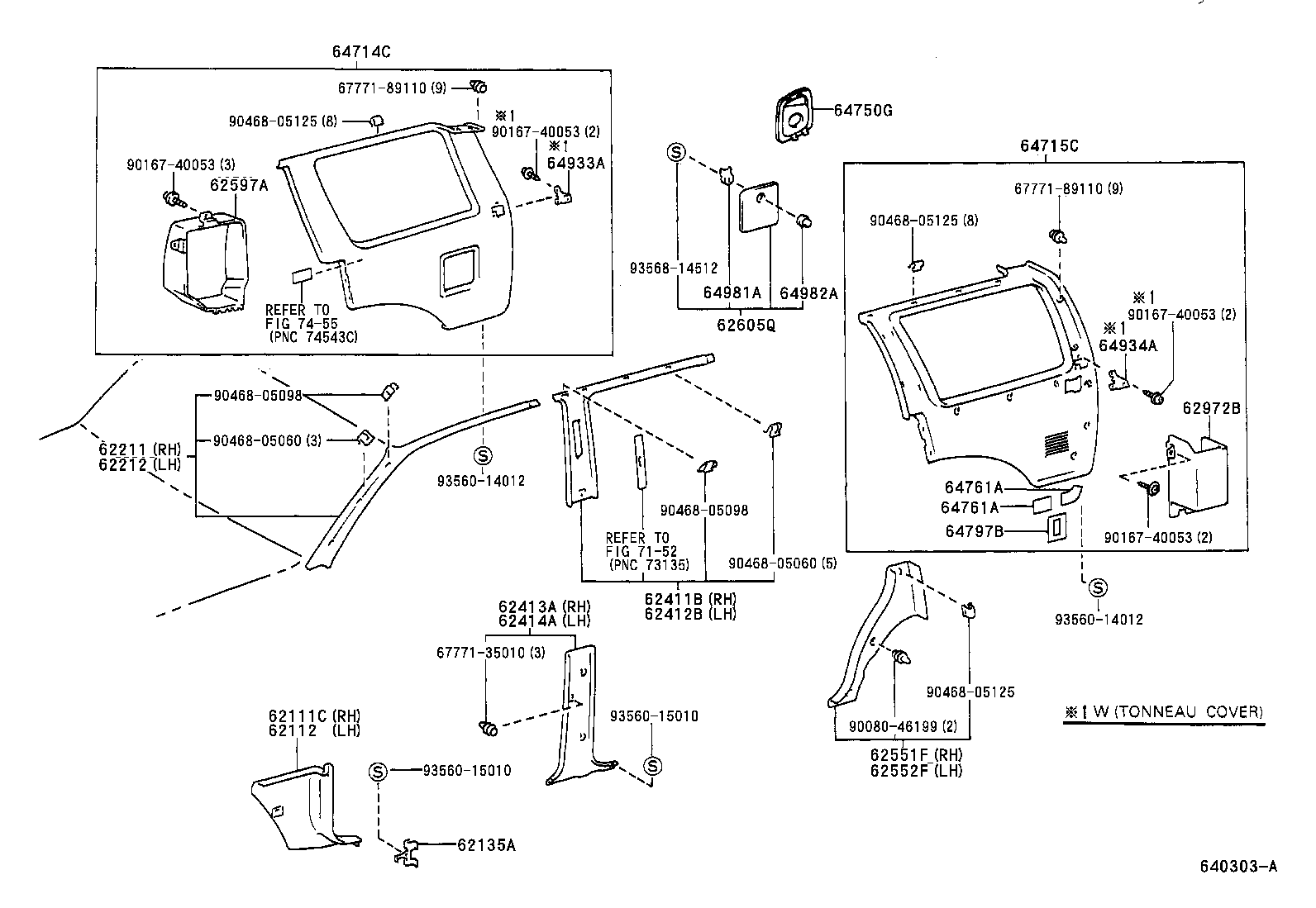 Exploded illustration 640303A