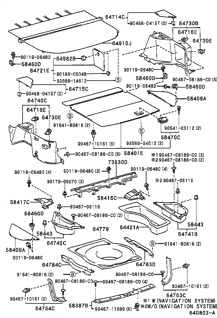 Exploded illustration 640803A