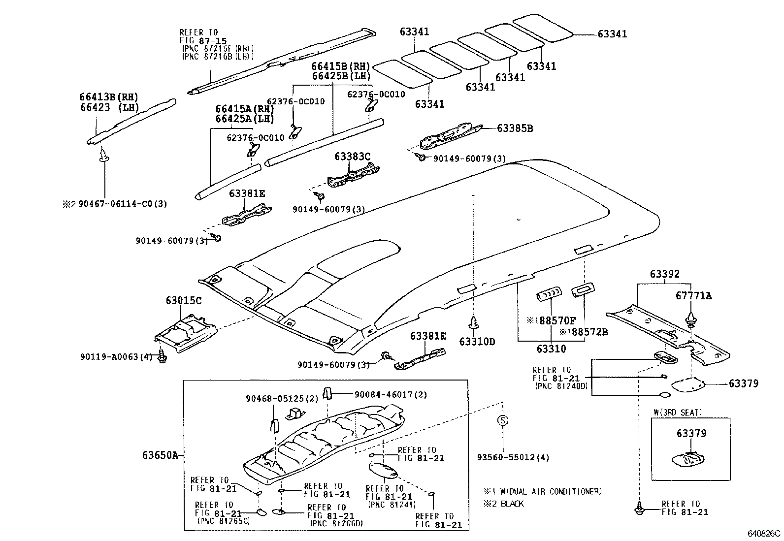 Exploded illustration 640826C