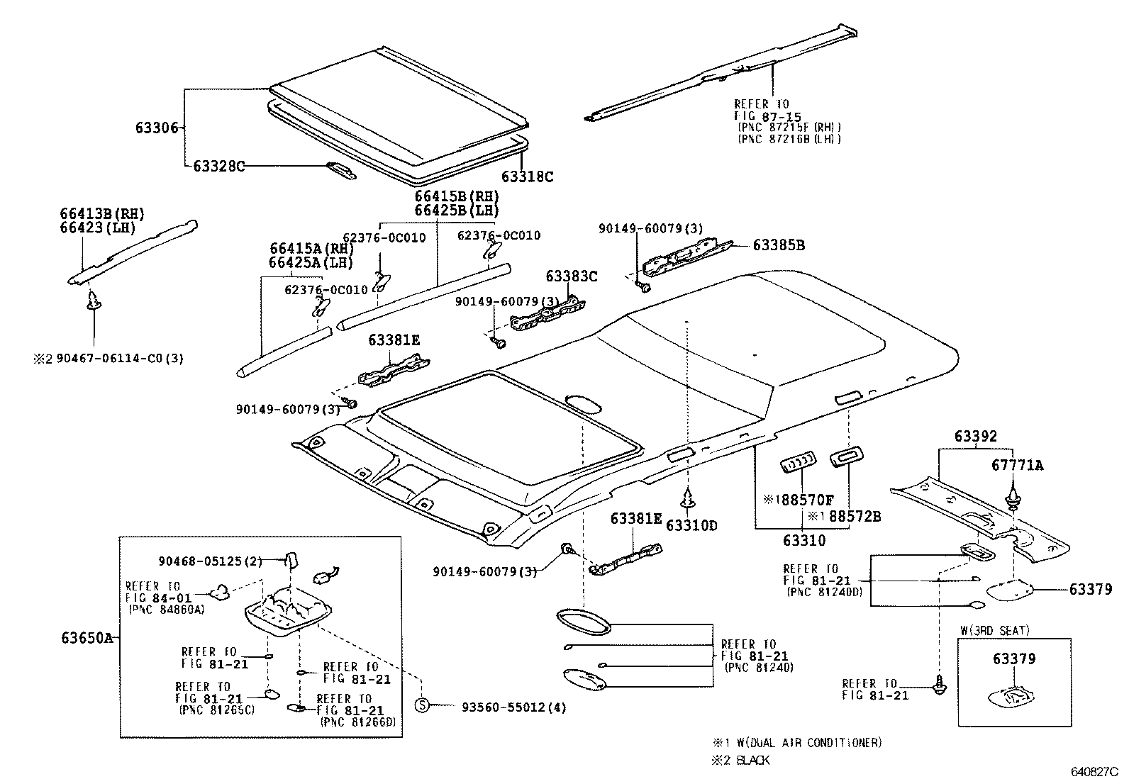 Exploded illustration 640827C