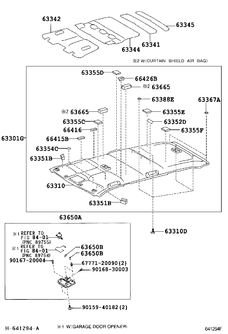 Exploded illustration 641294F