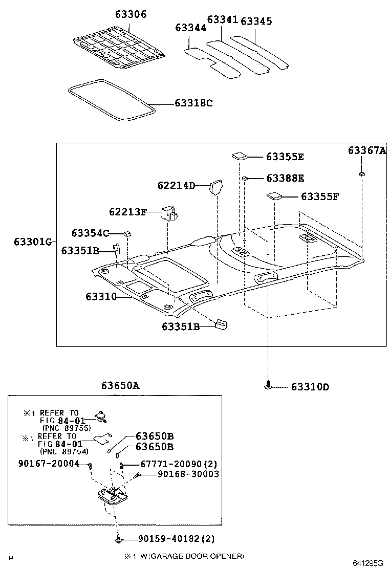 Exploded illustration 641295G