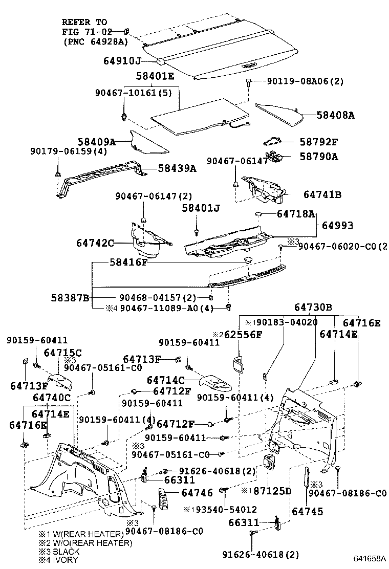 Exploded illustration 641658A