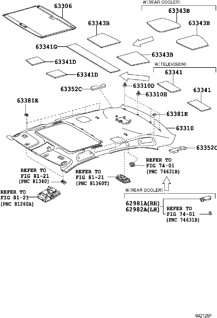 Exploded illustration 642125F