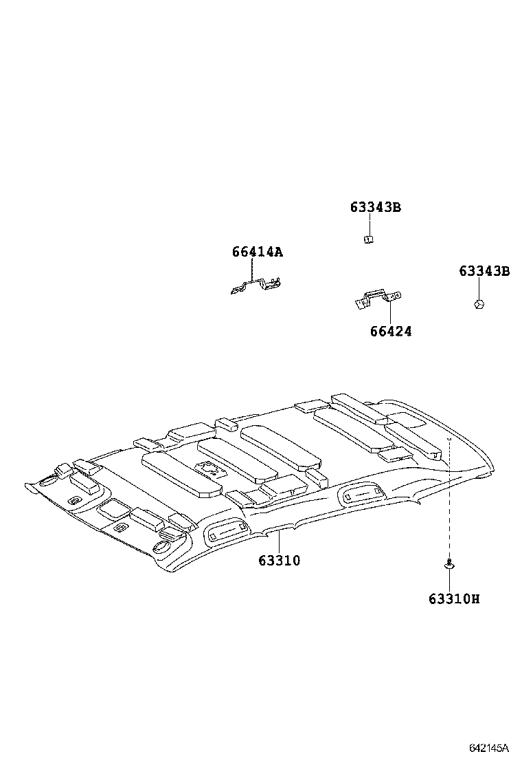 Exploded illustration 642145A