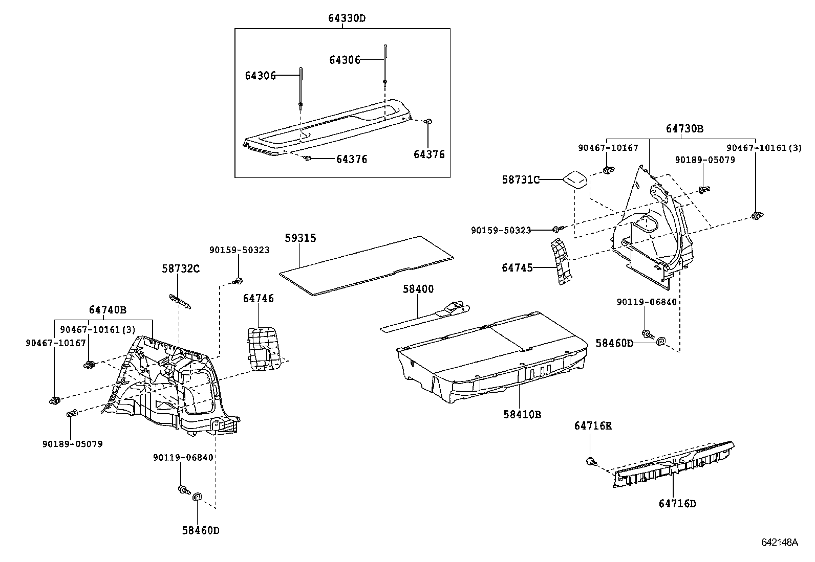 Exploded illustration 642148A