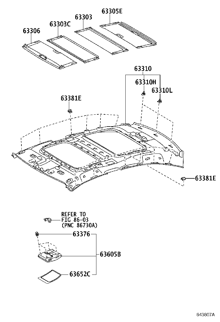 Exploded illustration 643807A