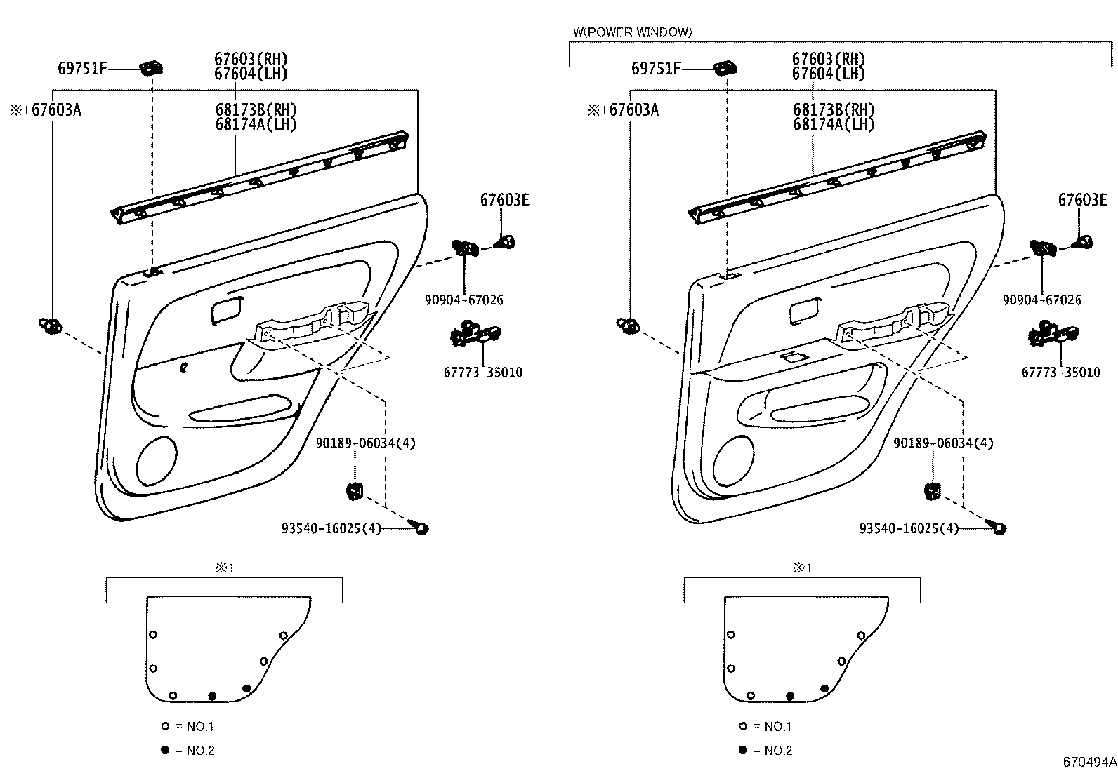 Exploded illustration 670494A