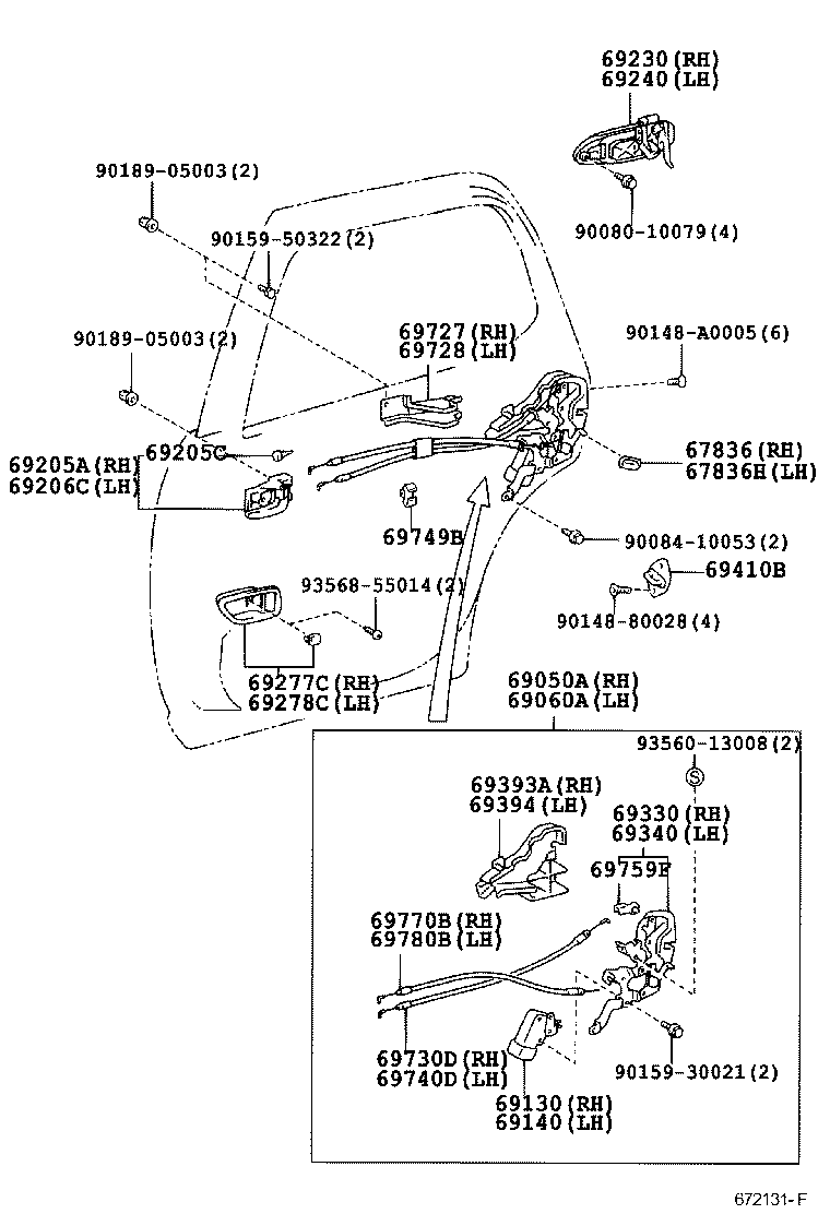 Exploded illustration 672131F