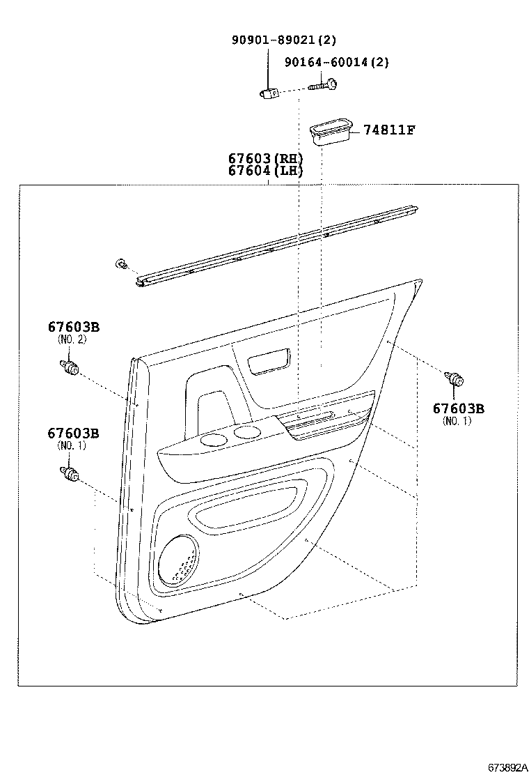 Exploded illustration 673892A