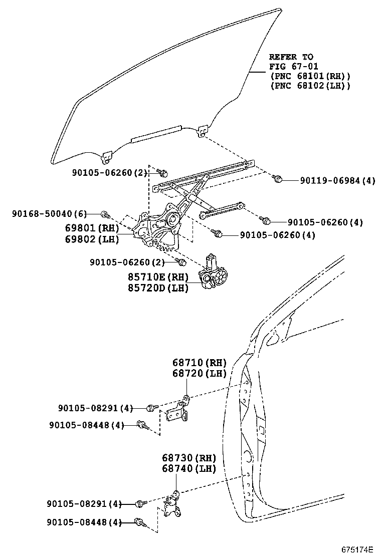 Exploded illustration 675174E
