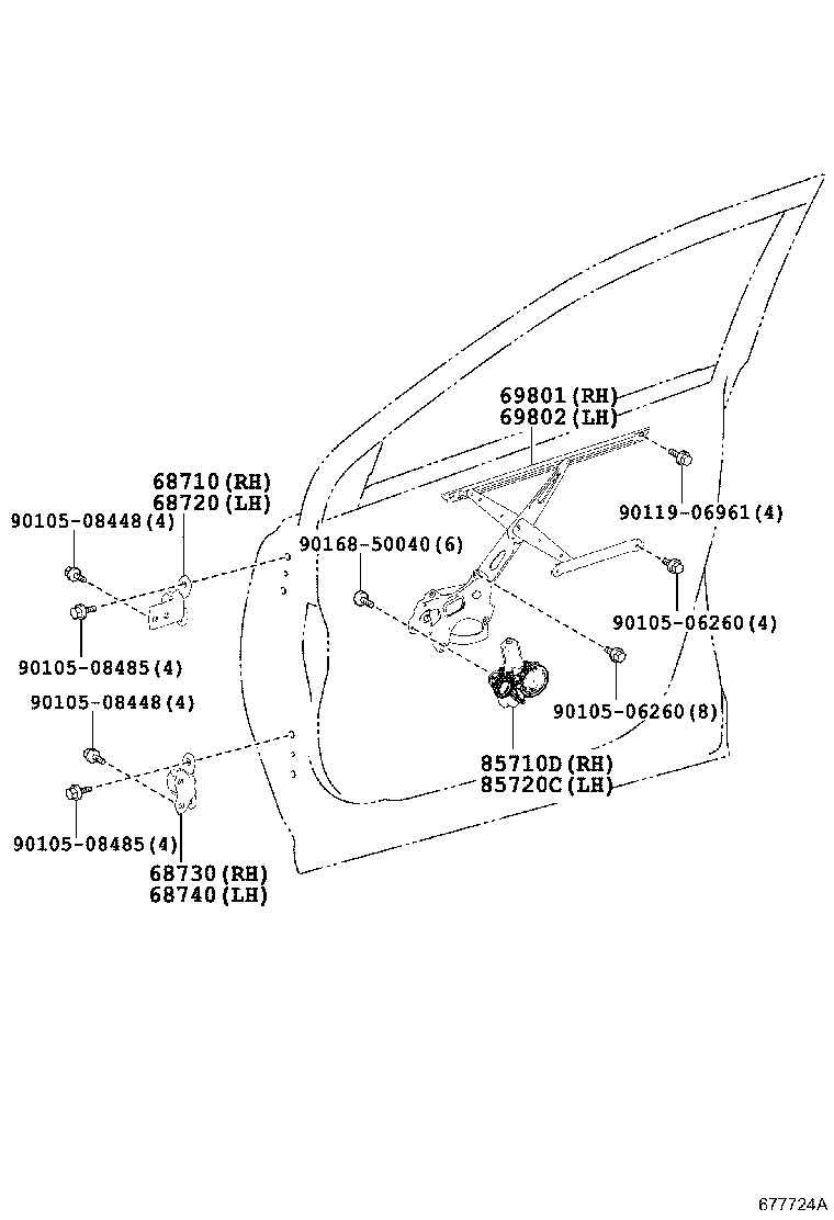 Exploded illustration 677724A
