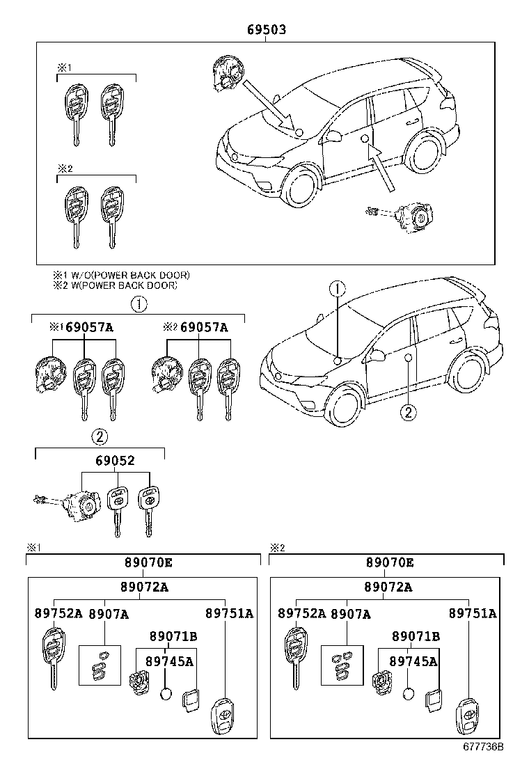 Exploded illustration 677736B