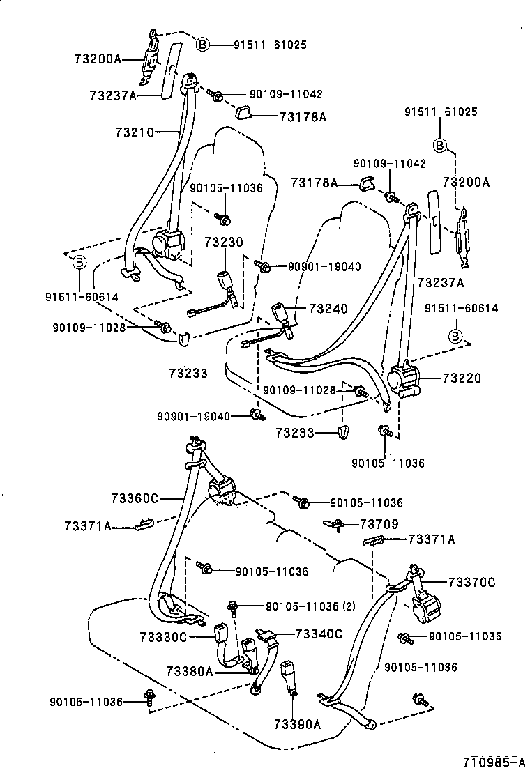Exploded illustration 710985A
