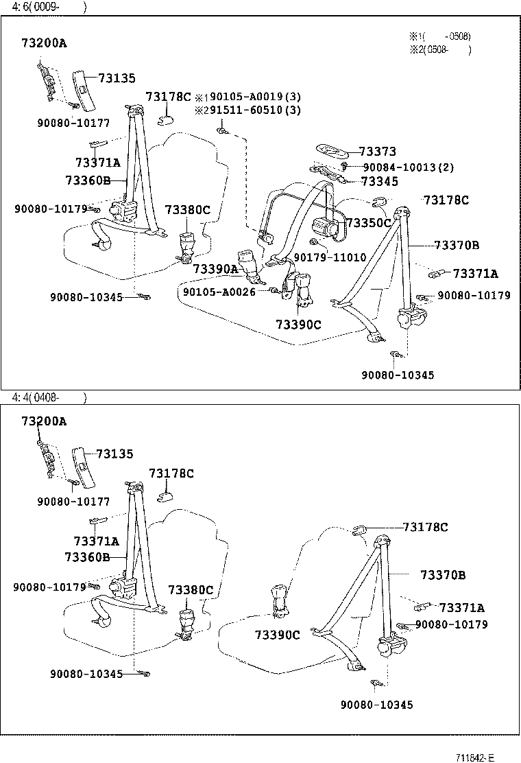 Exploded illustration 711842F