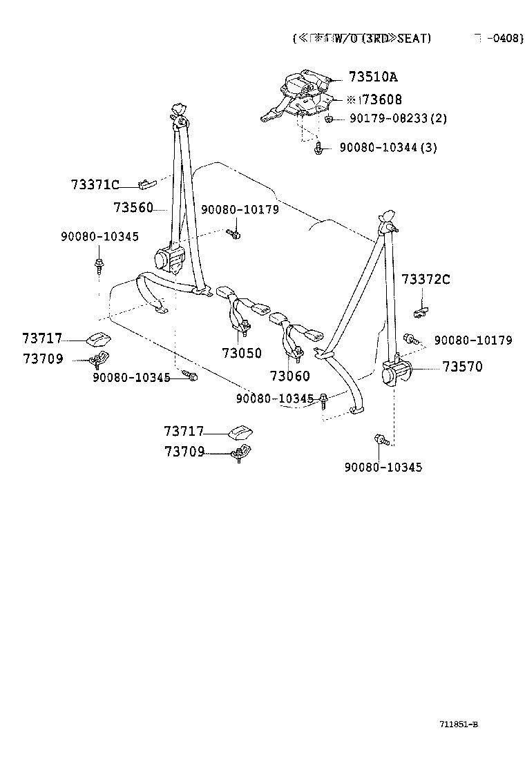 Exploded illustration 711851B