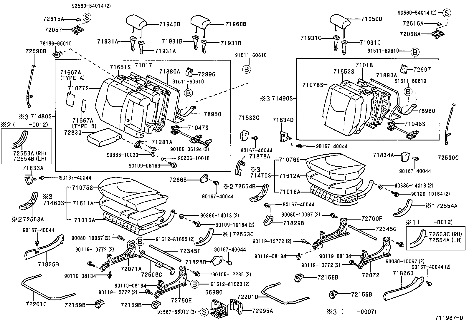 Exploded illustration 711987D