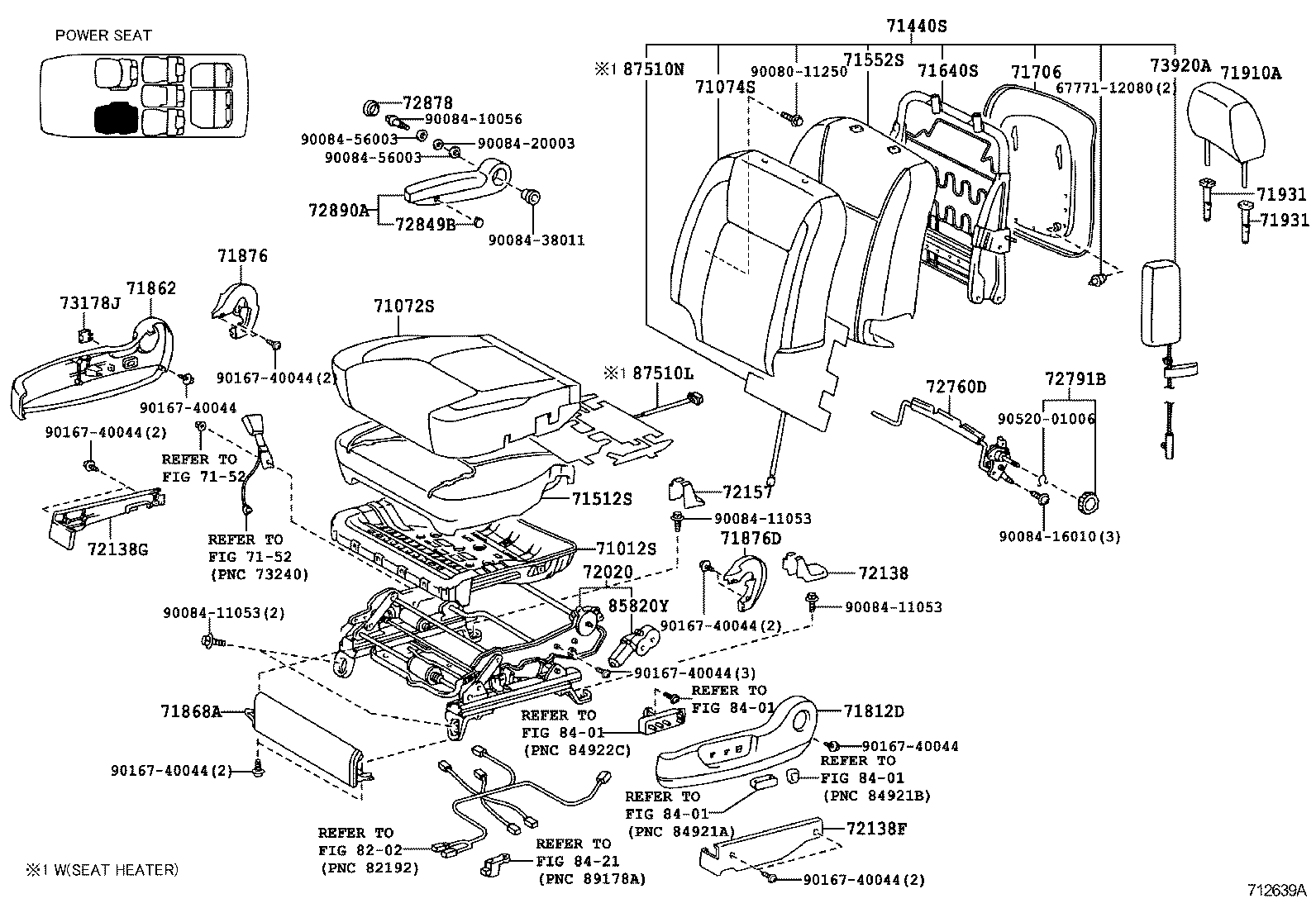 Exploded illustration 712639A