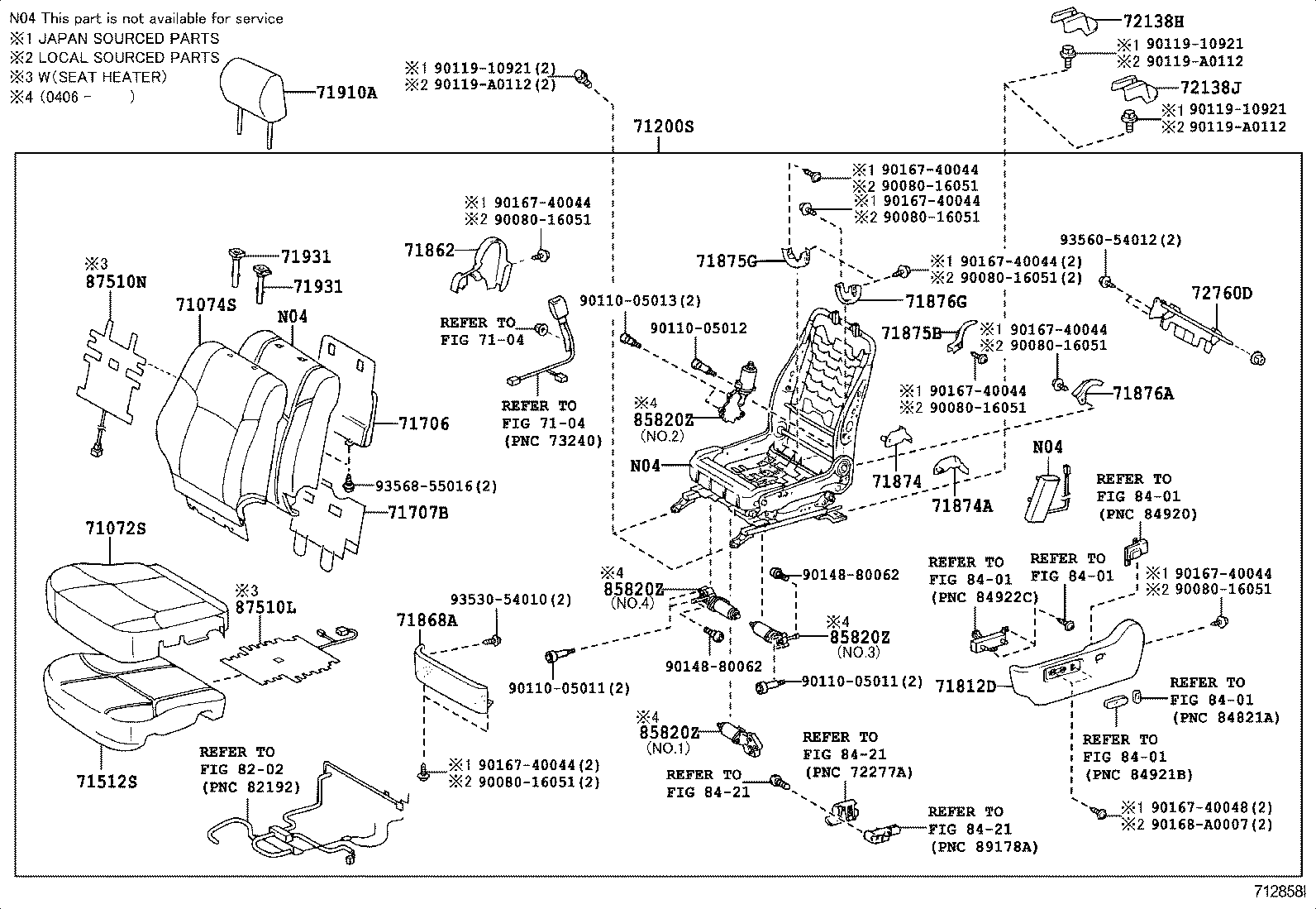 Exploded illustration 712858I
