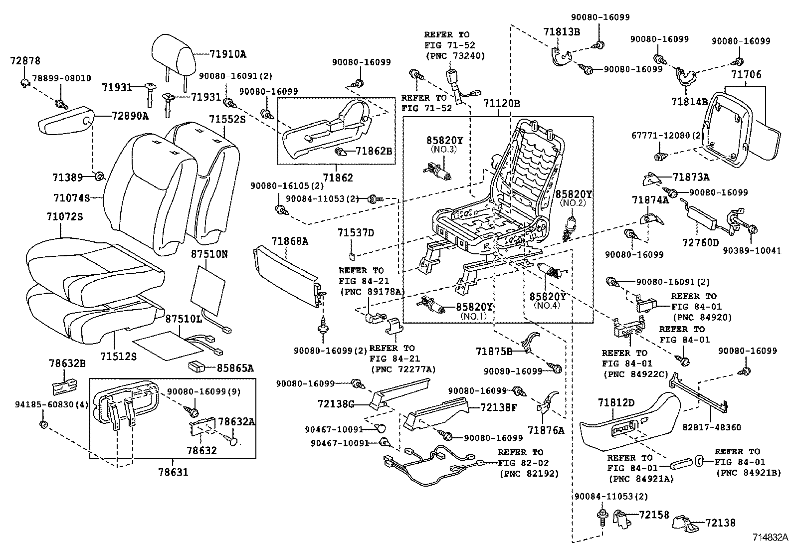 Exploded illustration 714832A