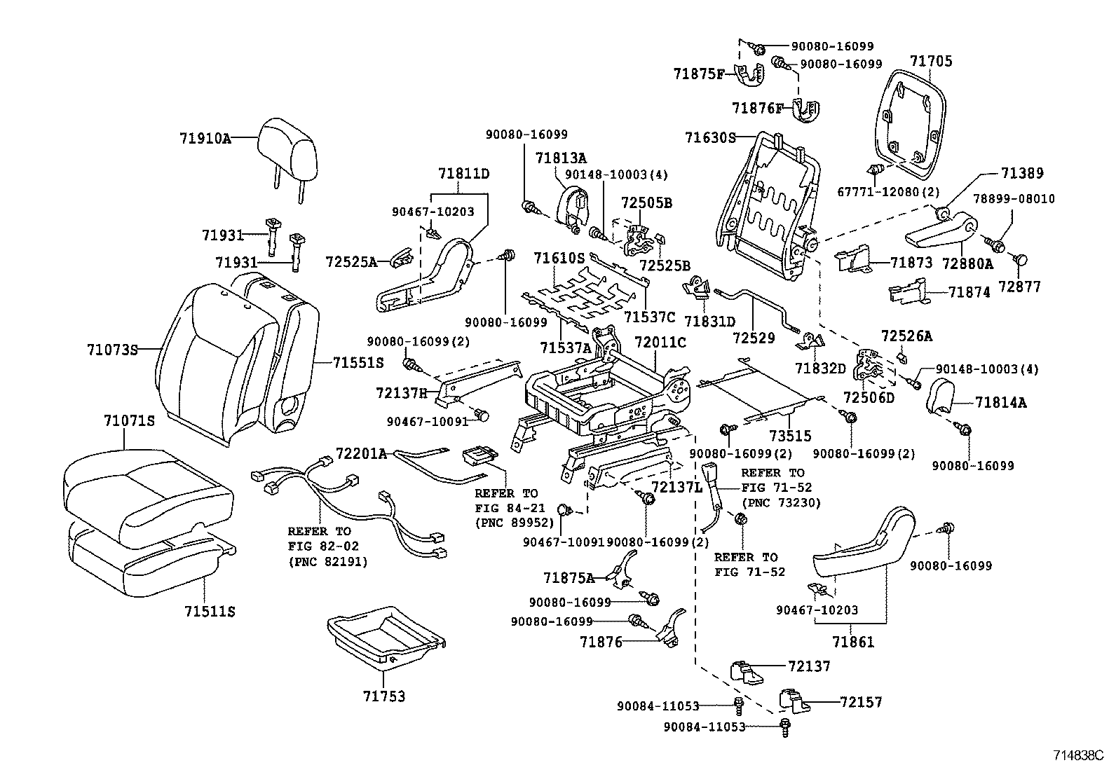 Exploded illustration 714838C