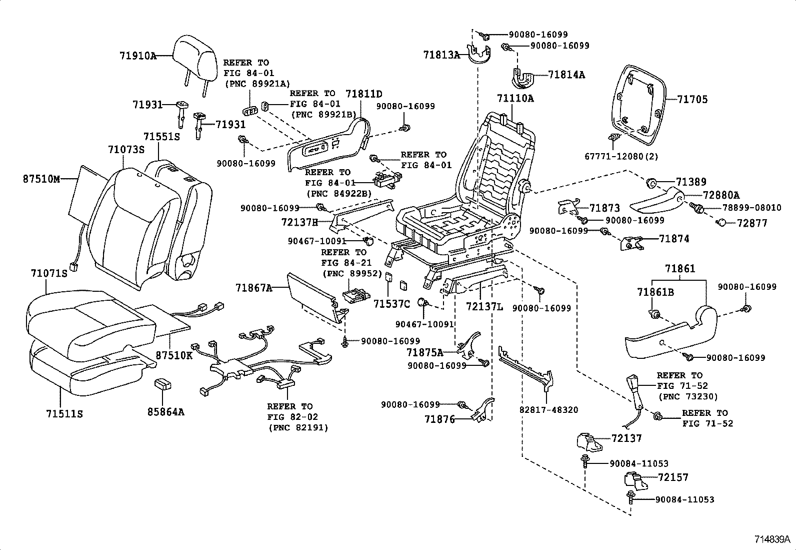 Exploded illustration 714839A