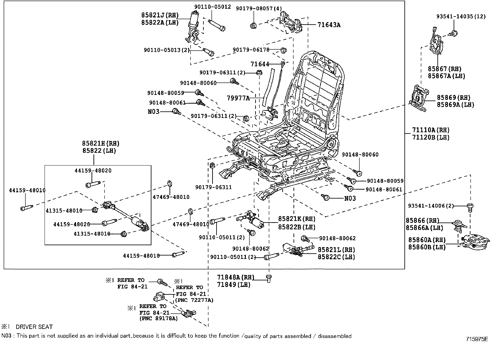 Exploded illustration 715975E
